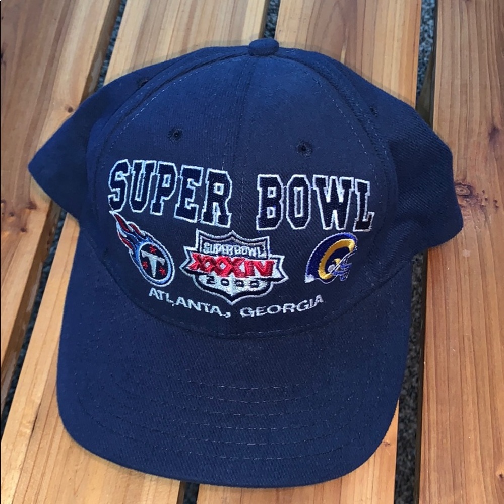 Vintage 2000 Super Bowl 34 Hat - Titans / Rams